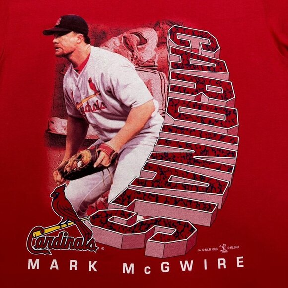 Y2K Mark McGwire Cardinals T-Shirt - Picture 3 of 4